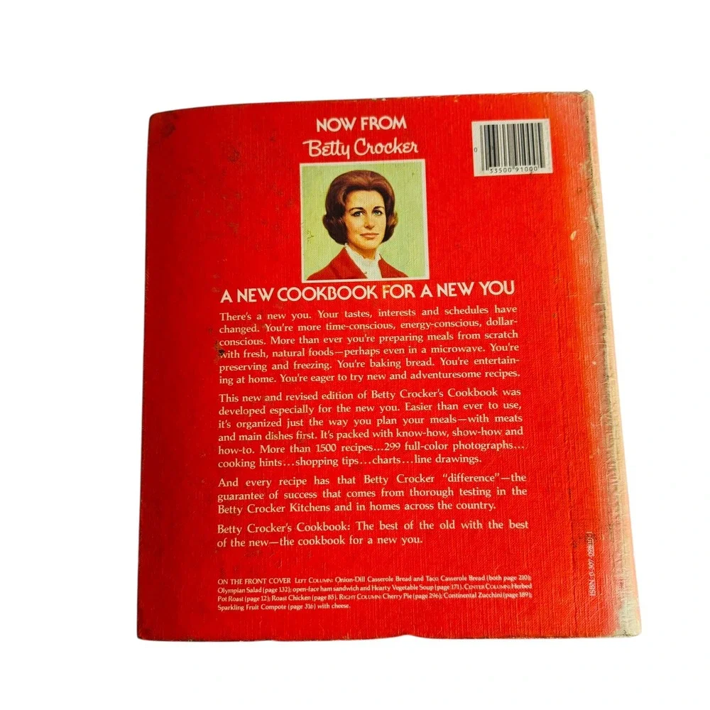 Betty Crockers Cookbook New and Revised Edition Vtg 5 Ring‎ bound Recipe Book